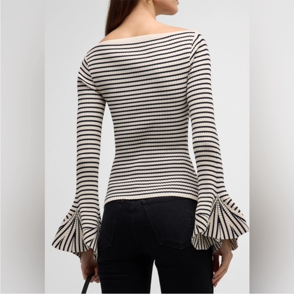 A.L.C. Aster Striped Long Sleeve Top NWT - Picture 12 of 13